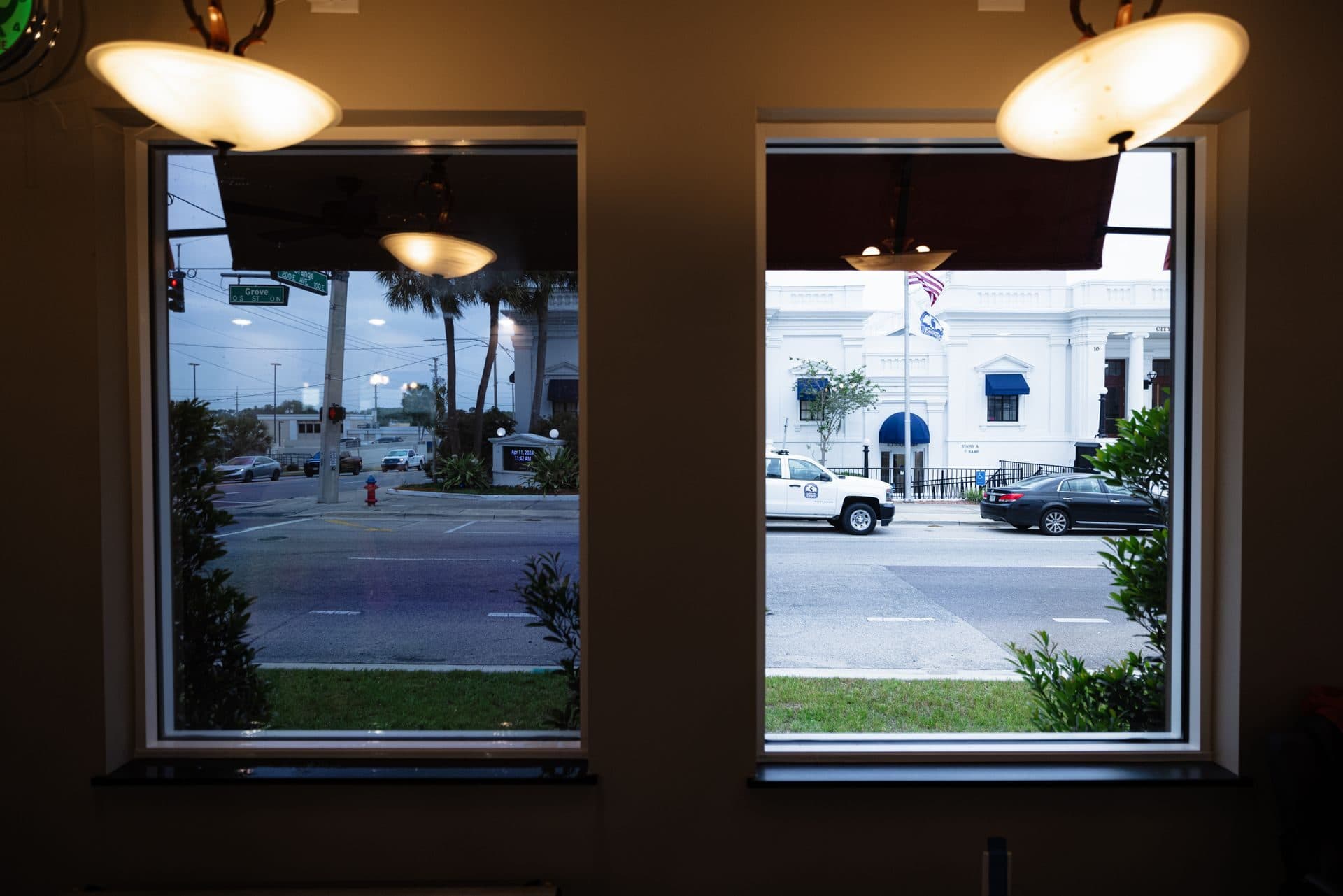 Storefront windows from inside